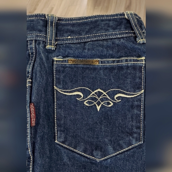 Vintage Jordache Cut Off Denim Shorts, High Waisted, Dark Wash, Sz 27, Hong Kong - Picture 4 of 14